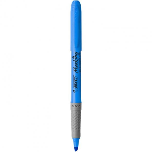 Bic Marking Highlighter Grip Fosforlu Kalem Mavi