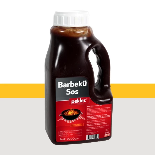 BBQ Barbekü Sos Tütsü Aromalı 2.4 Kg ( 2400 g )