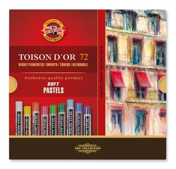 Koh-i Noor Toison Dor Soft Pastel Boya 72 Renk