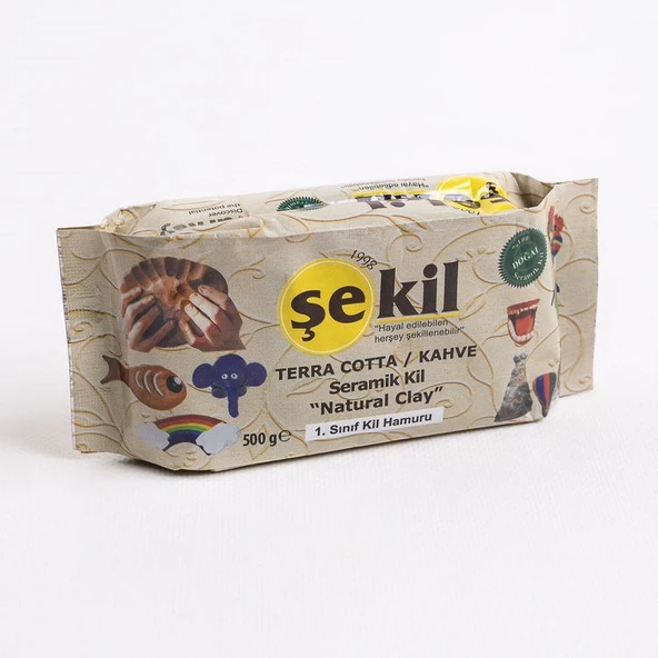 Şekil Doğal Seramik Kil 500 gr Terracotta ürün görseli 1