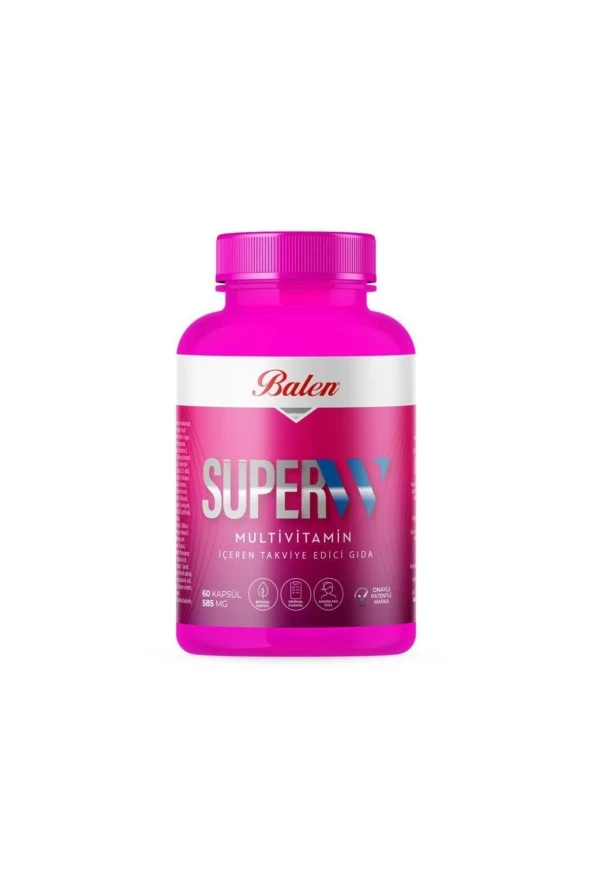 Süper-W Multivitamin Kapsül * 585 Mg 60 - 1