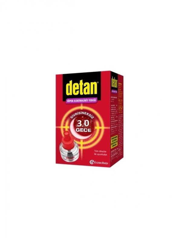 DETAN SÜPER ELEKTROLİKİT YEDEK ŞİŞE 25 ML- 30 GECE