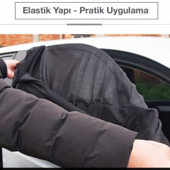 Polham Universal Araç Yan Cam Perdesi Araç Cam Perdesi Araç Cam Güneşliği Araç Cam Sineklik Güneşlik - 5