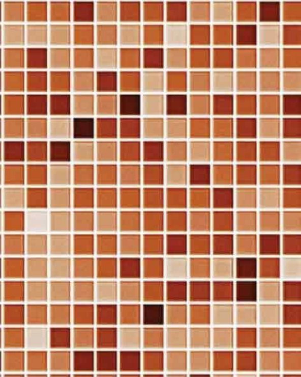 Kırmızı Karton Banyo Fayansı 1/50 3 Adet