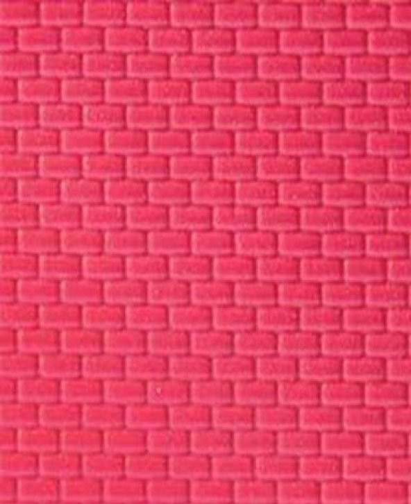 Asetat Kabartmalı Tuğla Desenli Duvar 1/50 1 Adet