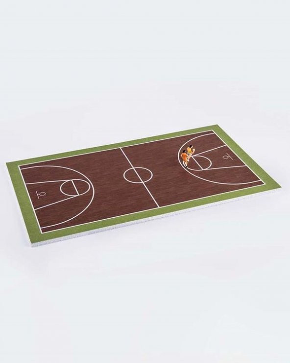 İnsan Figürleri ve Basketbol Oyun Alanı 1/75 2 Adet