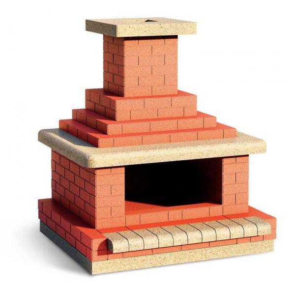 Minyatür Şömine - Kırmızı 1/12