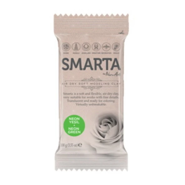 Smarta Modelleme Hamuru 100 gr. NEON YEŞİL