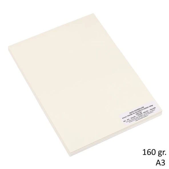 Alex Schoeller College Teknik Çizim Kağıdı 160 gr. A3 100lü Paket