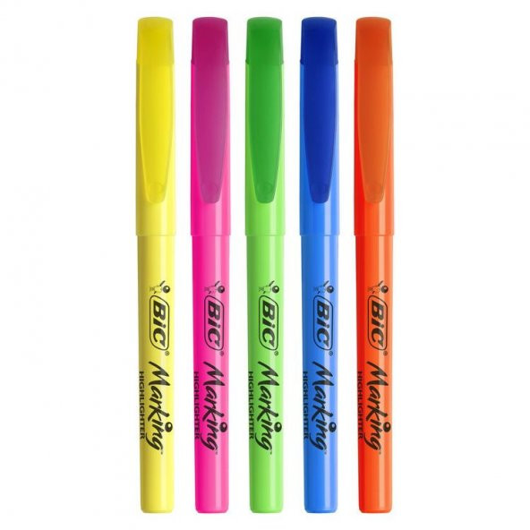 Bic Marking Highlighter Fosforlu İşaretleme Kalemi 5 Renk