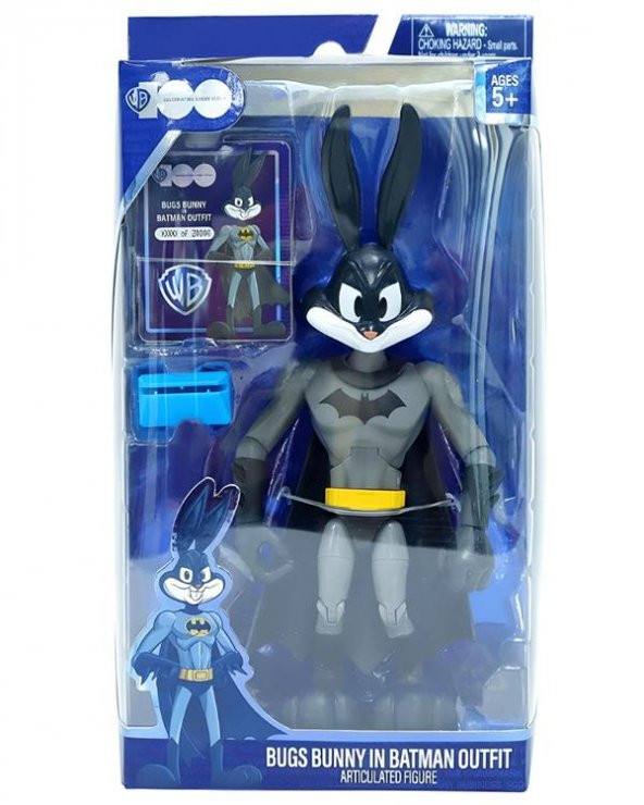 Warner Bros Bugs Bunny Batman Kıyafetiyle 18 cm
