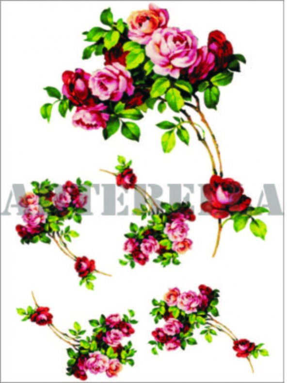 Artebella 1347K Büyük Kolay Transfer 23x34 cm