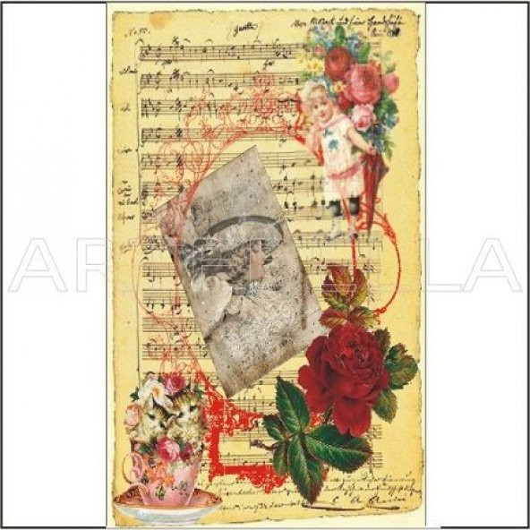 Artebella 1413K Büyük Kolay Transfer 23x34 cm