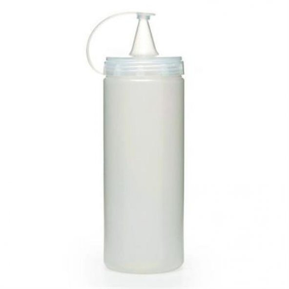 HMT Şeffaf Kapaklı Sızdırmaz Yağlık Sosluk Şişesi Plastik Yağdanlık 400 ml. AP-9028
