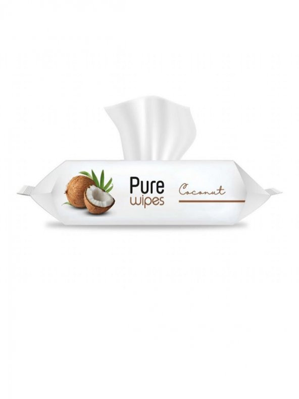Pure Wipes Islak Havlu Hindistancevizi
