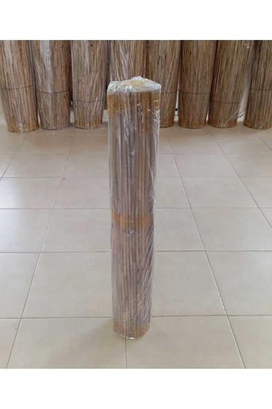 Polybotum Doğal Kamış Hasır Çit 2m X 5m Doğal Bambu -bahçe Çiti - Gölgelik Hasır -tavan Dekorasyon - 8