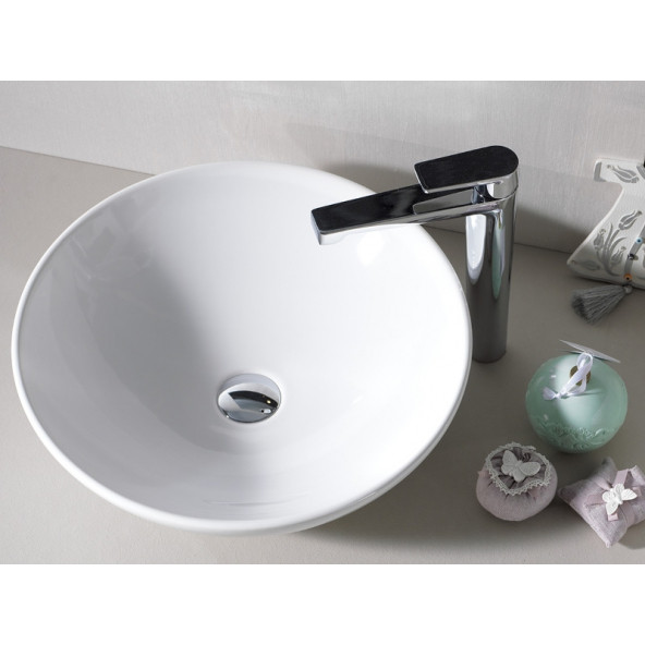 Turkuaz Seramik Cerastyle Zero Tezgah Üstü 46 cm Lavabo - 4