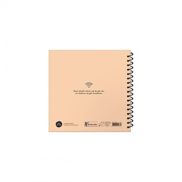 Keskin Color Hisli Şeyler Bağlanamıyorum 16x15 Çizgili Defter - 3
