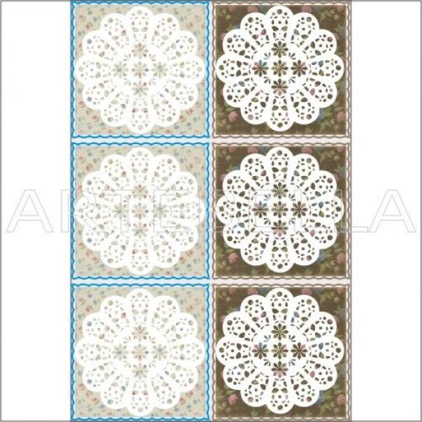 Artebella 1760K Dantel Transfer 23x34 cm