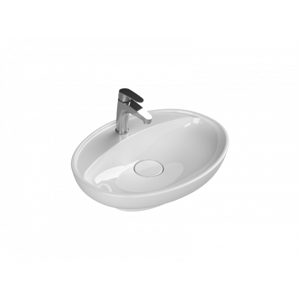 Turkuaz Lal C 60x45 cm Tezgah Üstü Lavabo - 4