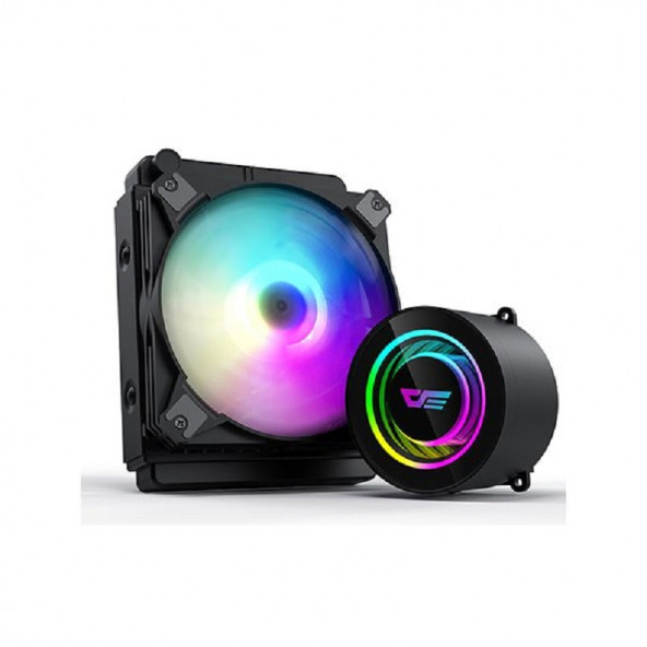 DarkFlash TWISTER DX120 V2.6 RGB 120mm Siyah Sıvı Soğutma 1700 Kit