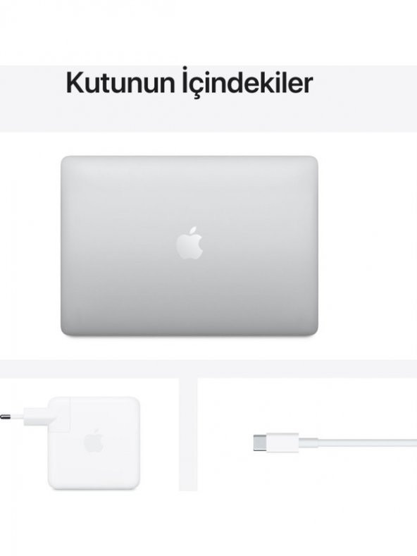 Apple MacBook Pro M1 Çip 8GB 512GB SSD macOS 13" QHD Taşınabilir Bilgisayar Gümüş MYDC2TU/A - Resim 1