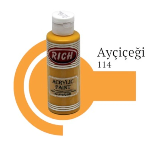 Rich Master Akrilik Boya 120 cc. 114 Ayçiçeği