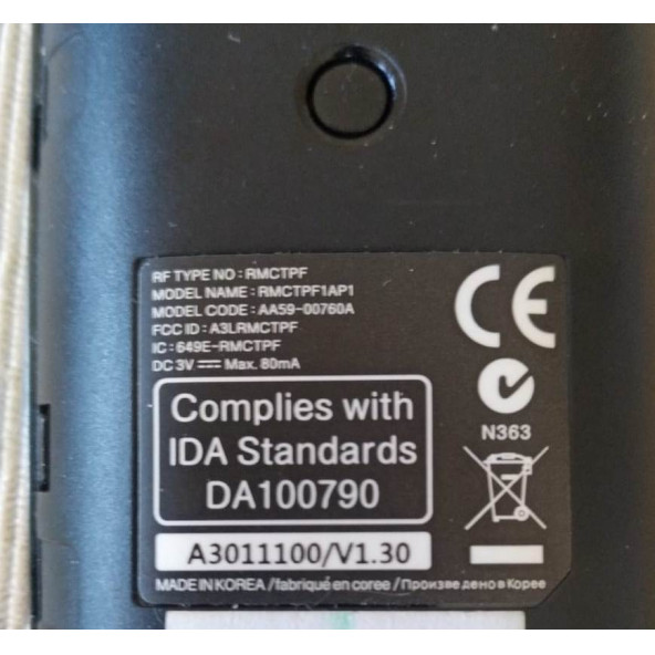 Samsung Rmctpf1ap1 ve  Rmctpf2ap1 modelleri Smart Akıllı Tv Kumanda Flex Kablo 10-0.5-4a - 4