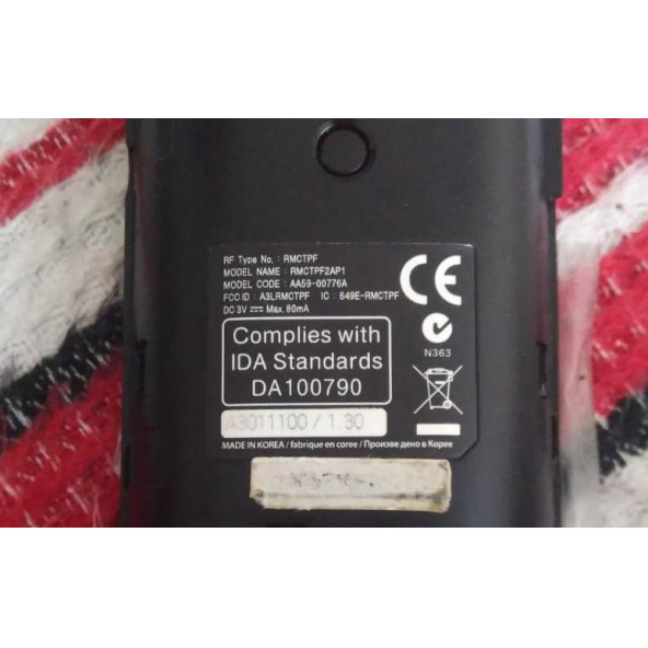 Samsung Rmctpf1ap1 ve  Rmctpf2ap1 modelleri Smart Akıllı Tv Kumanda Flex Kablo 10-0.5-4a - 5