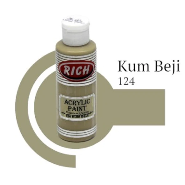 Rich Master Akrilik Boya 120 cc. 124 Kum Beji