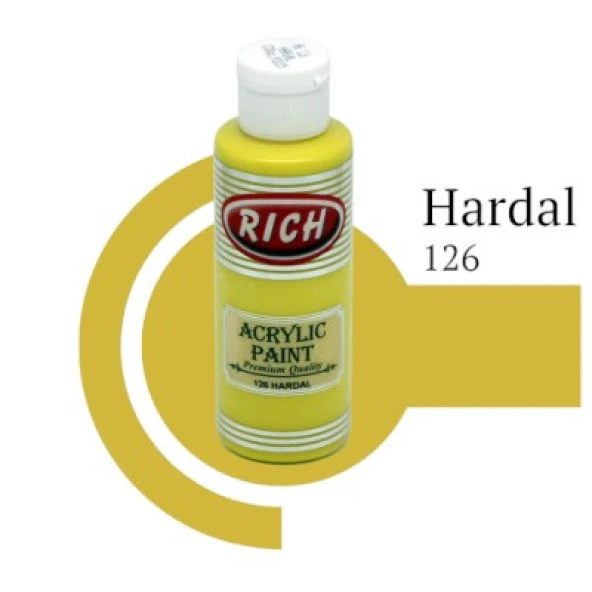 Rich Master Akrilik Boya 120 cc. 126 Hardal