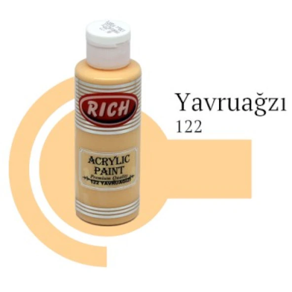 Rich Master Akrilik Boya 120 cc. 122 Yavruağzı