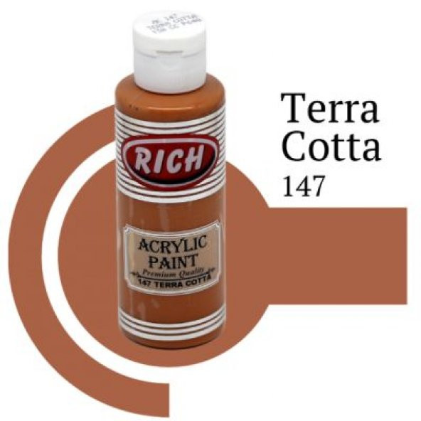 Rich Master Akrilik Boya 120 cc. 147 Terra Cotta ürün görseli 1