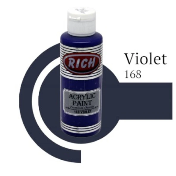 Rich Master Akrilik Boya 120 cc. 168 Violet