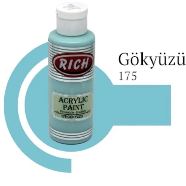Rich Master Akrilik Boya 120 cc. 175 Gökyüzü