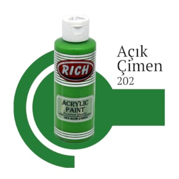 Rich Master Akrilik Boya 120 cc. 202 Açık Çimen