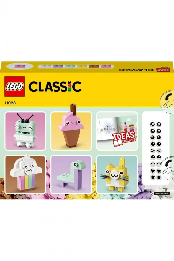 Lego Classic 11028 Yaratıcı Pastel Eğlence - 5 Yaş ve Üzeri Çocuklar için Yapım Seti (333 Parça) - 3