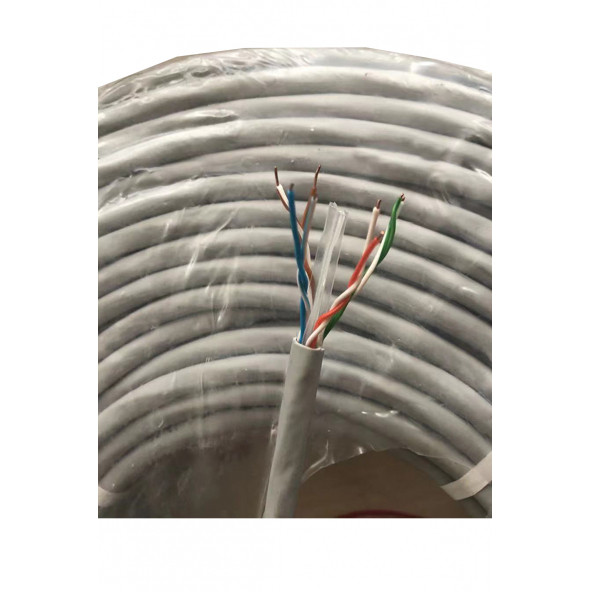 cat6 Network kablo UTP 24AWG 100 metre 0,58 mm %100 bakır - 3