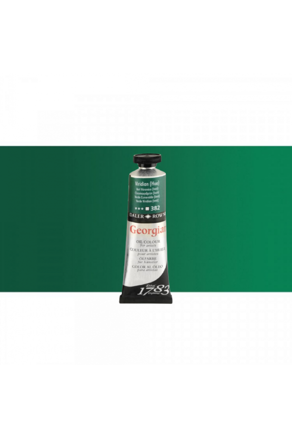 Daler Rowney Georgian Yağlı Boya 38ml Viridian Hue 382