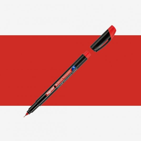 Bigpoint Permanent Marker (Asetat) Kalem S 0,3 Kırmızı
