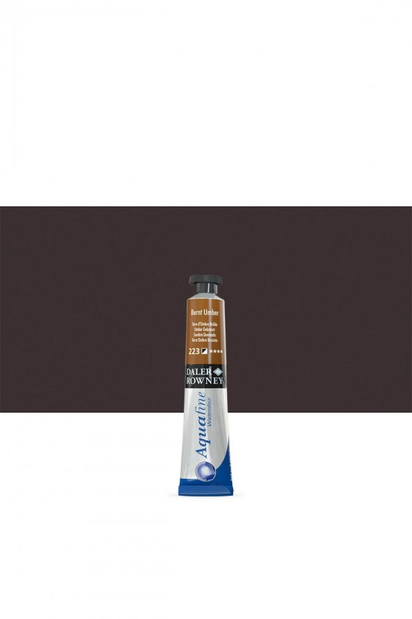 Daler Rowney Aquafine Tüp Suluboya 8ml N:223 Burnt Umber