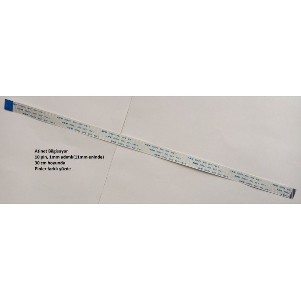 Awm 20624 80C 60V Vw-1 Flex  Kablo 10 Pin 30 santim 10-1-30B ürün görseli 1