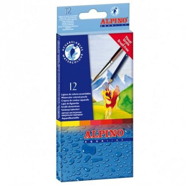 Alpino Aqualine Suluboya Kalemi 12 Renk