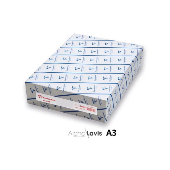 Clairefontaine Alpha Lavis Teknik Çizim Kağıdı 200 gr A3 250li Paket