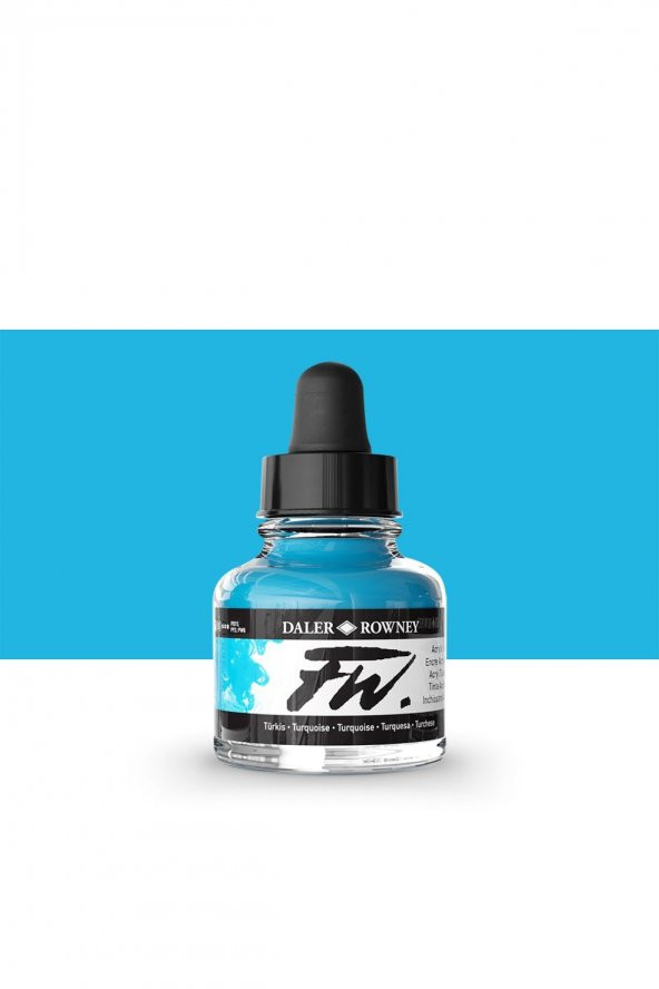 Daler Rowney FW Acrylic Artist Ink 29.5ml Turquoise 145