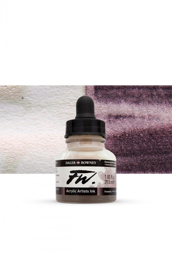 Daler Rowney FW Acrylic Artist Ink 29.5ml Shimmering Red 713 - 1