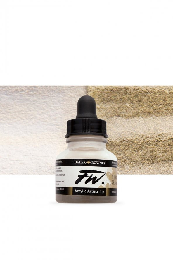 Daler Rowney FW Acrylic Artist Ink 29.5ml Shimmering Gold 709