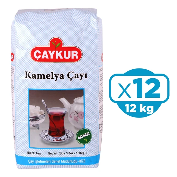 Çaykur Kamelya 1 kg 12 li Paket Dökme Çay ürün görseli