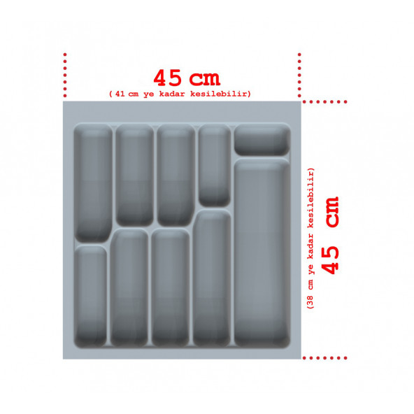 NETAKS ÇEKMECE İÇİ KAŞIKLIK 45X45 YENİ MODEL ÜRÜN ÜCRETSİZ KARGO - 7