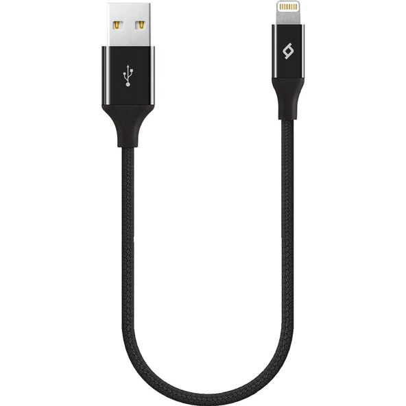ttec AlumiCable Mini 30cm USB-A - Lightning Şarj Kablosu - 1